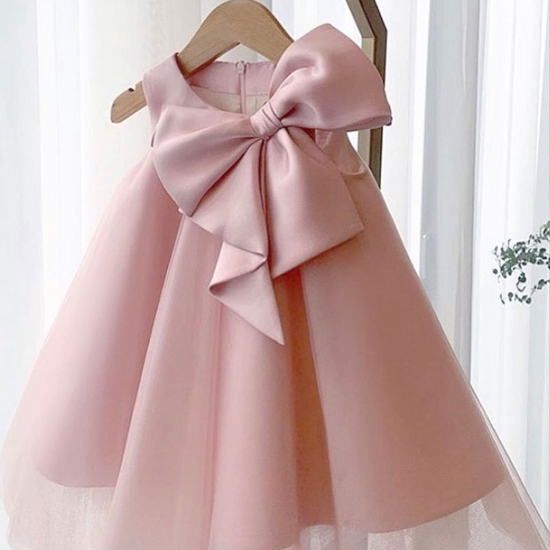 Baby Clothing Dresser - Summer Big Bow Baby Girl Dress