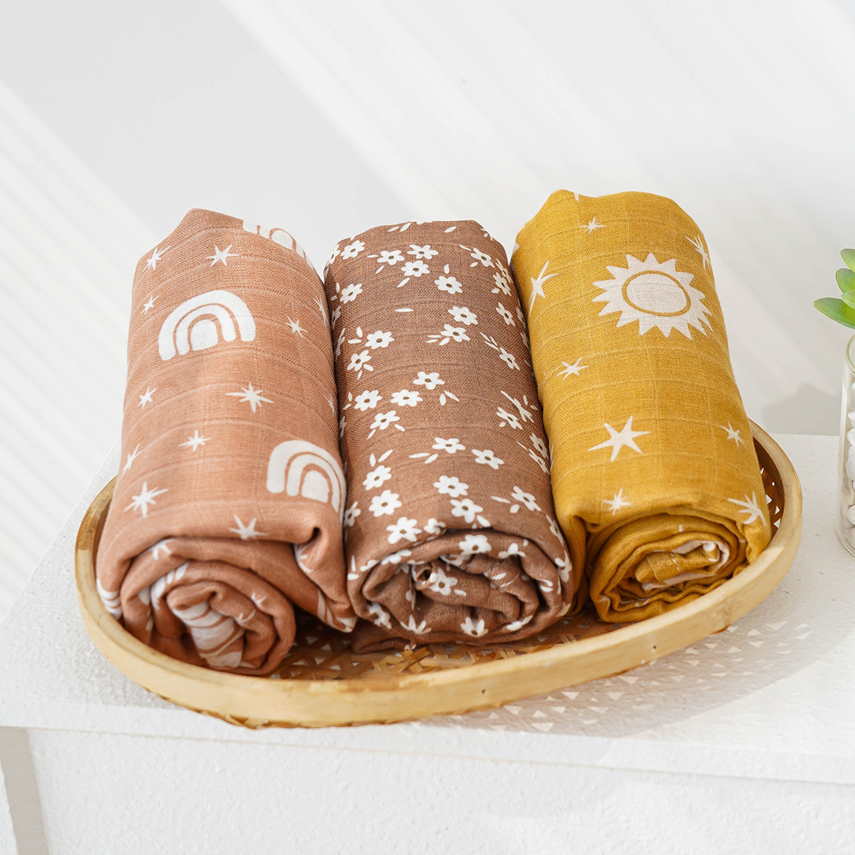 3PCS/Set Bamboo Muslin Swaddle - Muslin Swaddle Wrap review and price