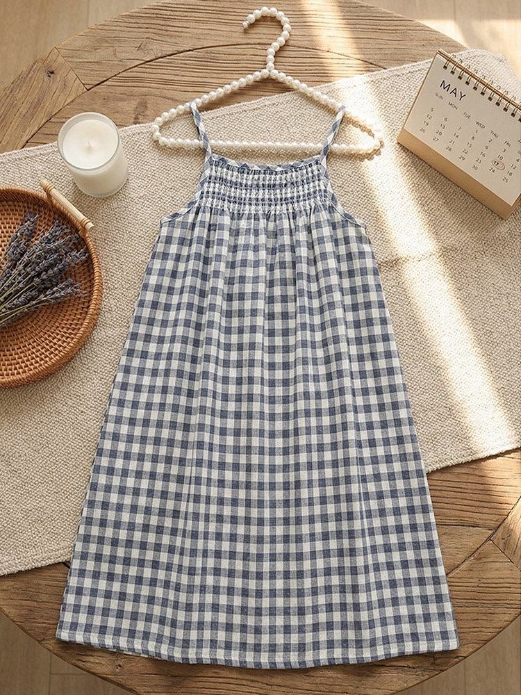 Toddler Girls Plaid Cami Dress - Baby Clothing H&M review and price