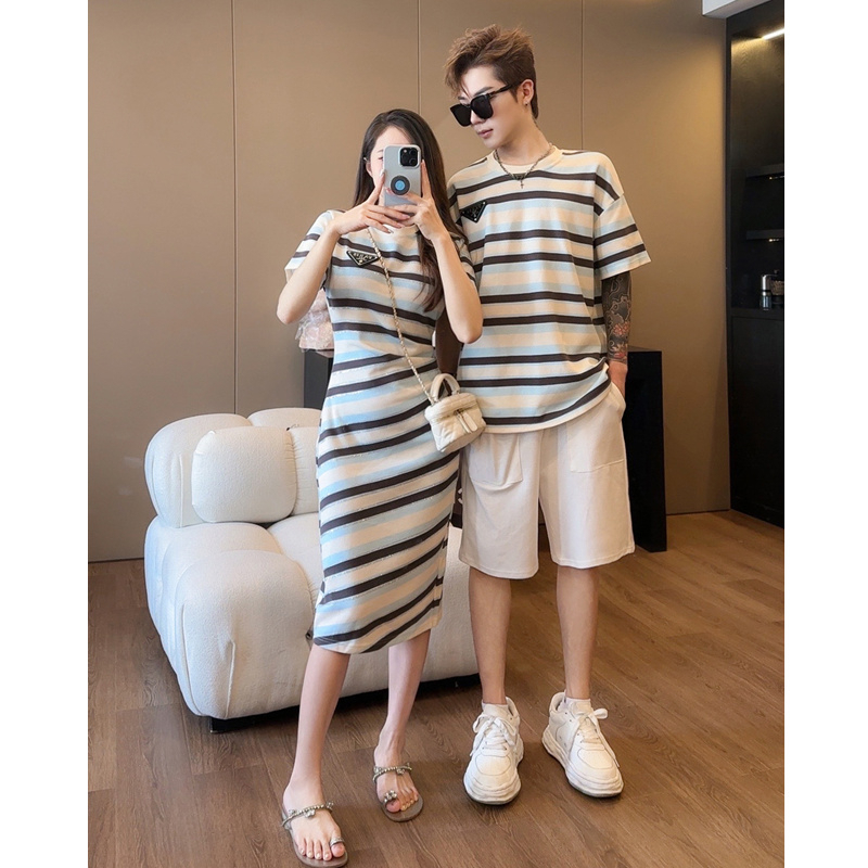 Dad Mom and Baby Matching Stri - Baby Clothing For Summer review and price