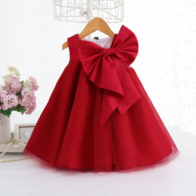 Summer Big Bow Baby Girl Dress - Baby Clothing Dresser review and price