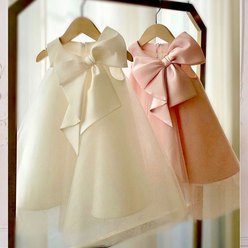 Summer Big Bow Baby Girl Dress - Baby Clothing Dresser review and price
