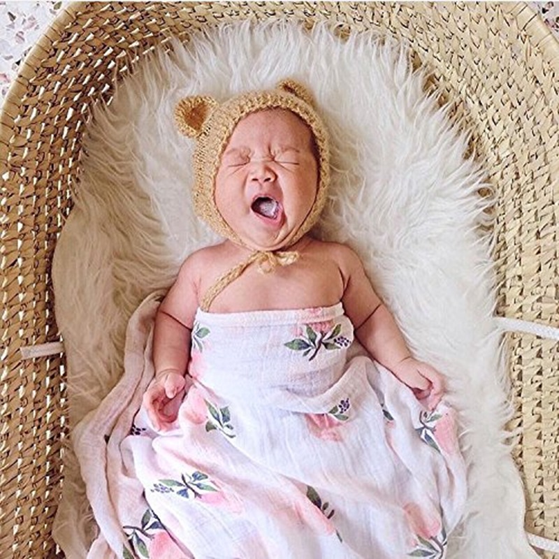 Rose 120x120cm 70% Bamboo 30%  - Muslin Swaddle Wrap review and price