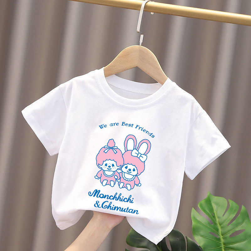 Monchhichi Kids T-shirts Anime - Baby Clothing For Summer review and price