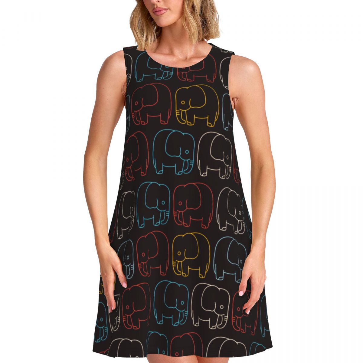 Retro Baby Elephant Dress Colo - Baby Clothing H&M review and price